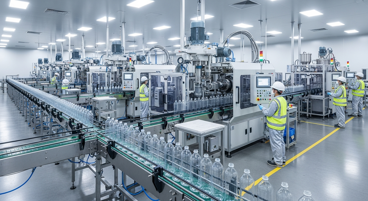 Линия выдувного формования